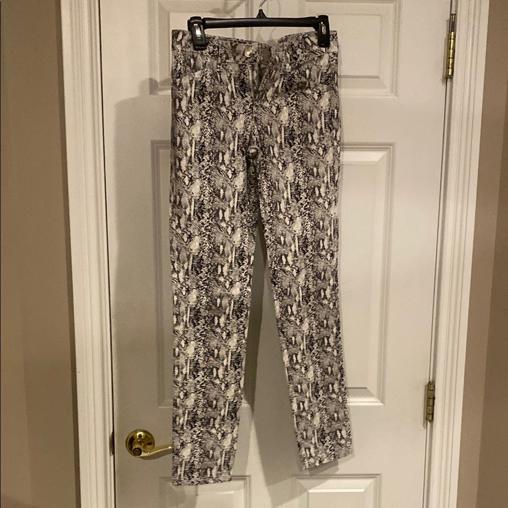 Philosophy Black and White Patterned Jeggings